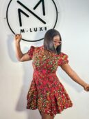 Ankara Peplum Dress